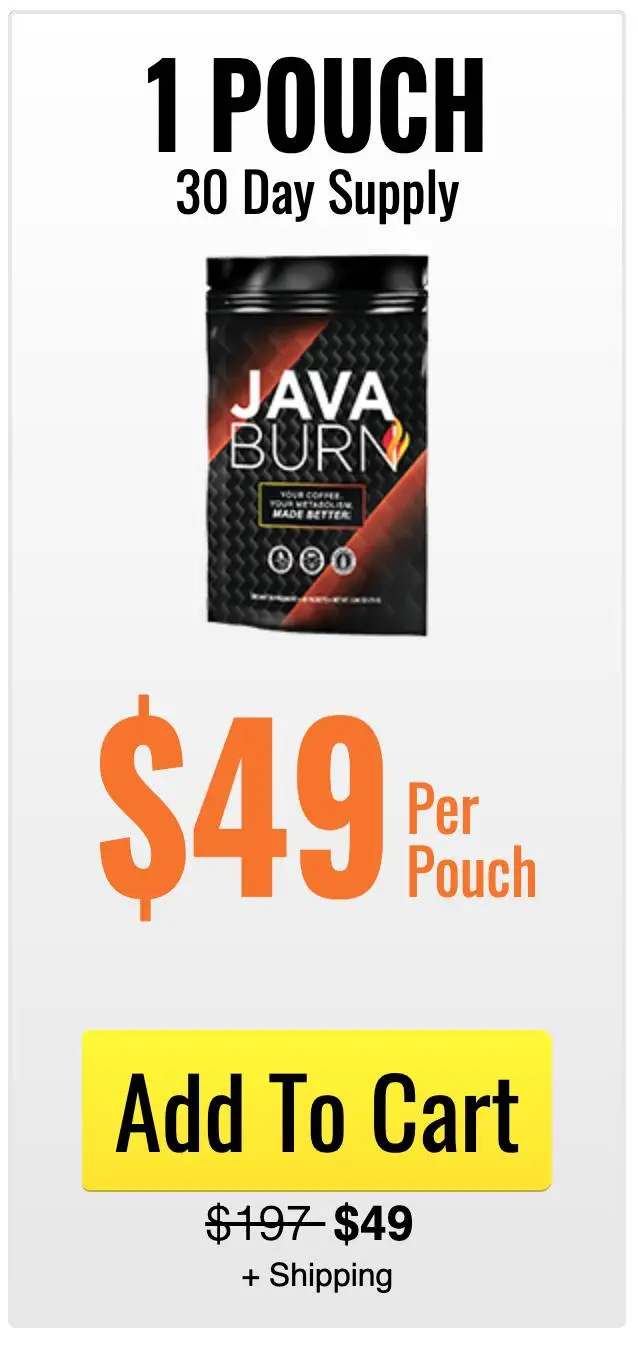 java burn one pouch 30 day supply